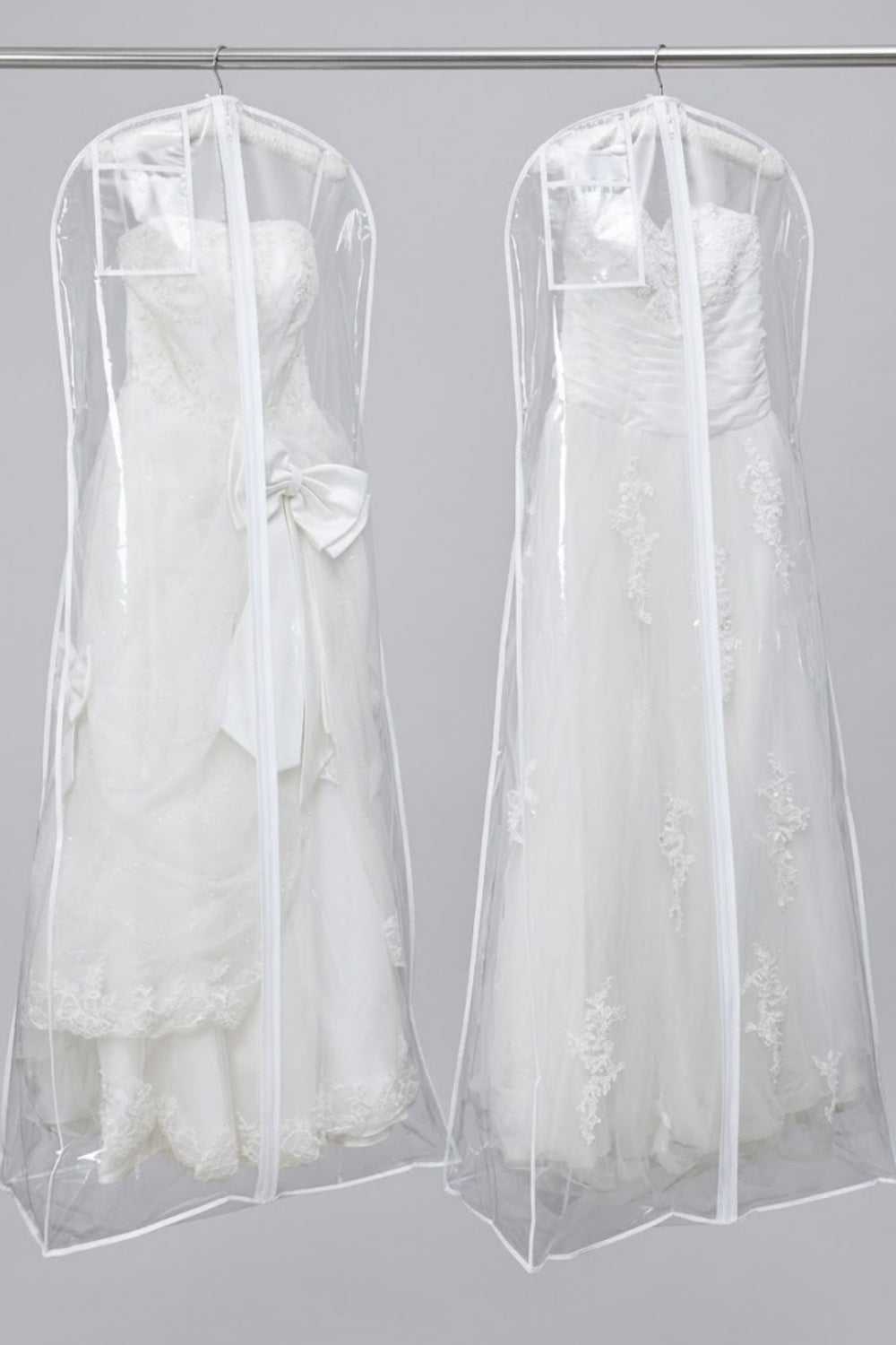 Clear Extra Long Gusseted Garment Bags