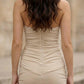 Grey Bodycon Halter Short Homecoming Dress with 3D Flowers