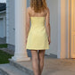 Yellow Bodycon Strapless Mini Homecoming Dress with 3D Flowers