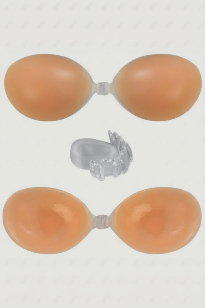 Clear Oval Strap Silicone Adhesive Bra