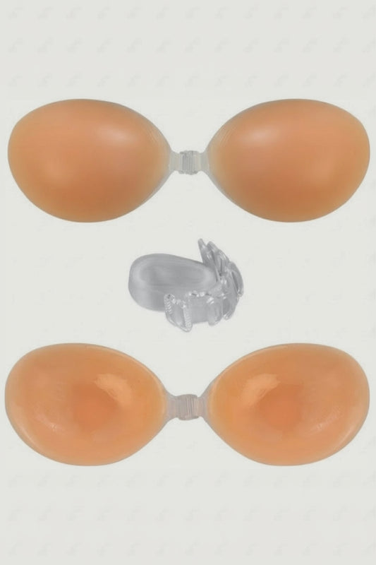 Clear Oval Strap Silicone Adhesive Bra