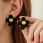 Retro Flower Prom Studs
