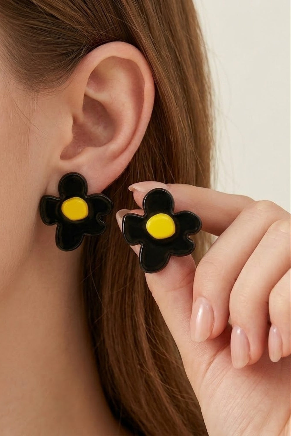 Retro Flower Prom Studs