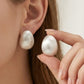 Matte Teardrop Prom Studs