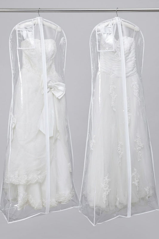 Clear Extra Long Gusseted Garment Bags